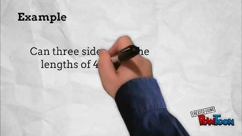 Triangle Inequality Theorem Video for Math