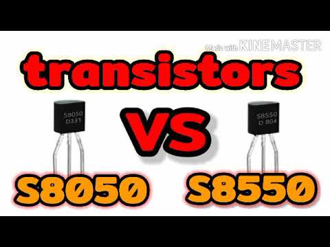 Fuera Para exponer Involucrado transistor S8050 vs S8550 - YouTube