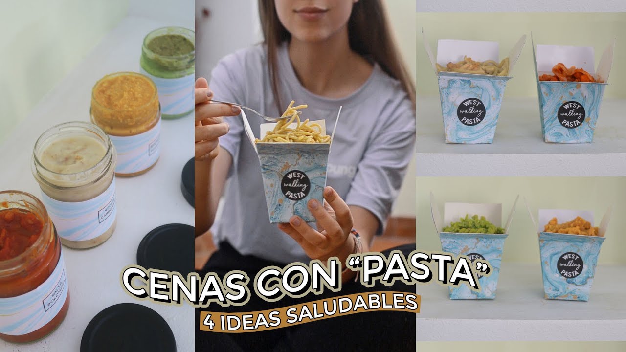 PASTA PARA CENAR  (o whenever) REALFOOD | 4 recetas más sanas y fáciles!
