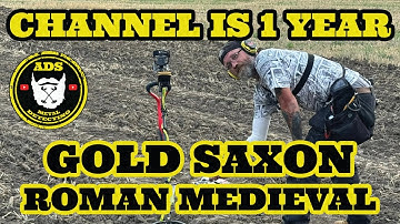 Channel is 1 Year - Gold, Saxon, Roman & Medieval - Metal Detecting UK 2025 #Gold #Viral #Vlog
