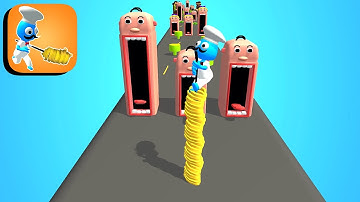 SPAGHETTI CHEF 3D 🍜👨‍🍳😋 All Levels Gameplay Android,ios (Levels 1-2)