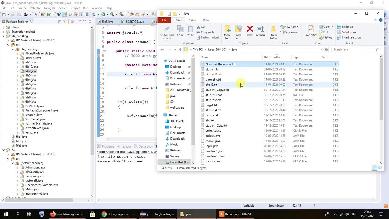 Follow Up to File Rename operation YouTube