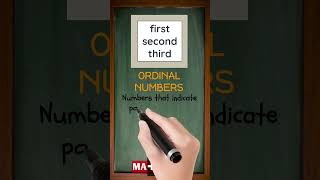 What is an Ordinal Number in Math? | Math Dictionary | MATHalino123