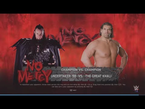 WWE 2K25 Undertaker '98 VS The Great Khali 1 VS 1 Hell In A Cell Champion VS Champion Match