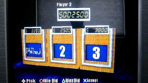 Playstation Jeopardy! Run Game 12 Part 3