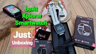 boAt Xplorer Smartwatch Unboxing (Grey Strap)