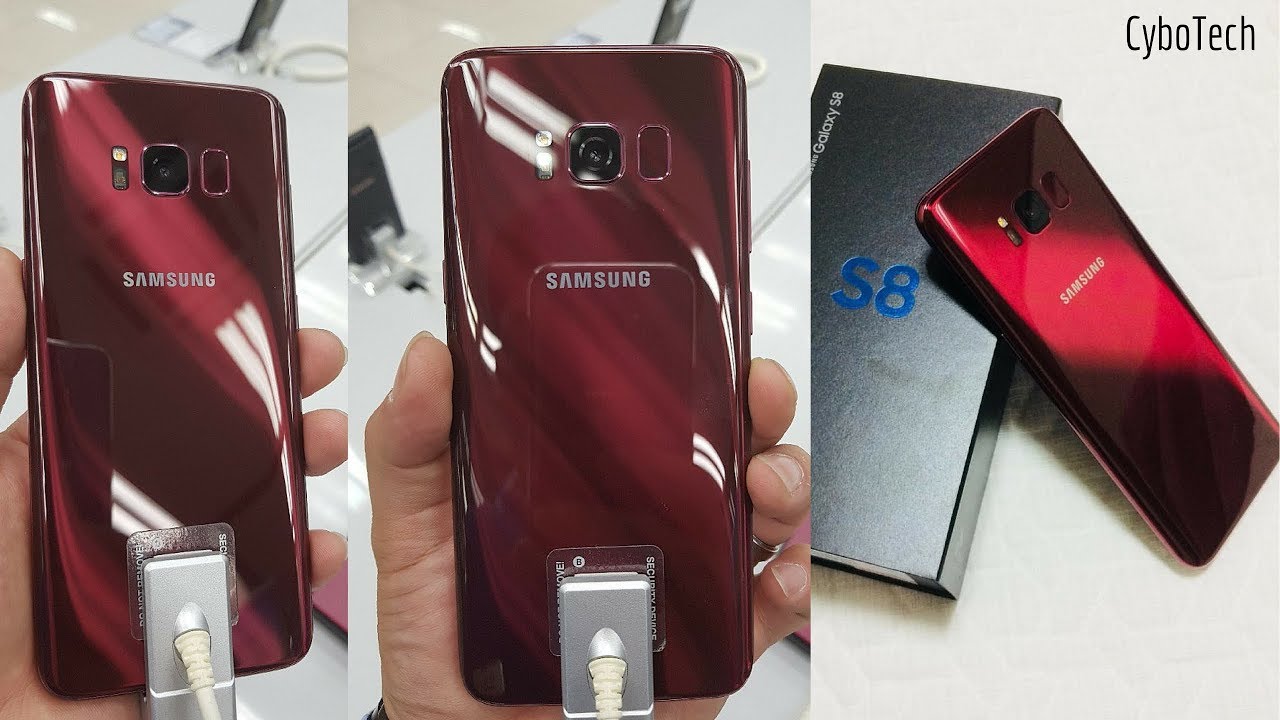 Samsung S8 Red