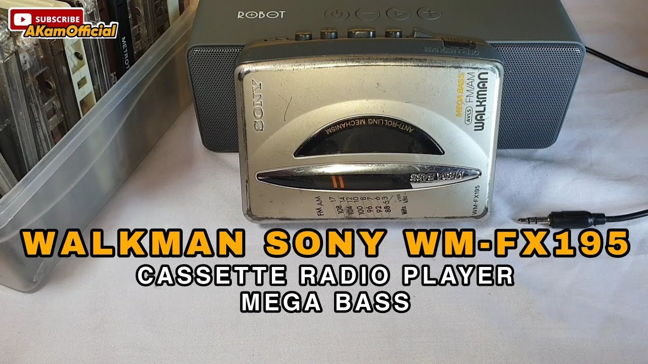 Review Walkman Sony WM-FX195 Mega Bass - YouTube