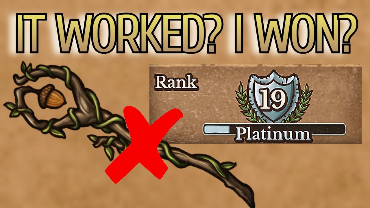 Using Critwood Staff Wrong, But still got into Plat | Backpack Battles