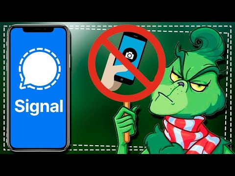 Messenger Signal  запрет Скриншота экрана