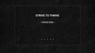 Erywon - Strive To Thrive Perseverar