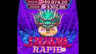 1st & 2nd Spin Max Bet Bonuses on 5 Dragons Rapid! Plus a Crazy Wager Saver Bonus on Dragon Link screenshot 4