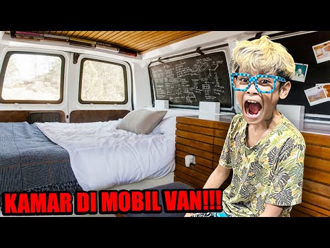 PERMINTAAN KALIAN!!! BOCIL BIKIN KAMAR DI DALAM MOBIL VAN BERHANTU!!!