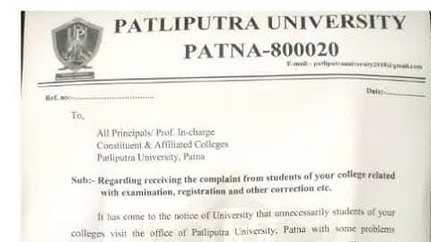 Patliputra University Official Notice regarding correction😳2022 must watch|name/adress/caste wrong