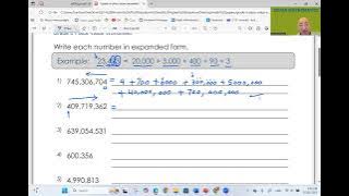 The Expanded Form of Large Numbers