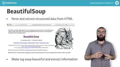 Scraping the web with Python