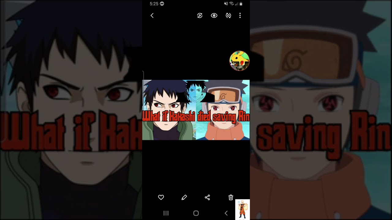 What if Kakashi died saving Rin