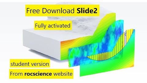 Slide2 [Free Download] (activated) student version from rocscience website