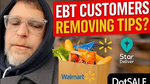 EBT CUSTOMERS REMOVING TIPS? Angry Walmart Spark Driver Attacks Costumers!