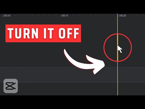 How To TURN OFF The YELLOW LINE In CapCut PC (Preview Axis)