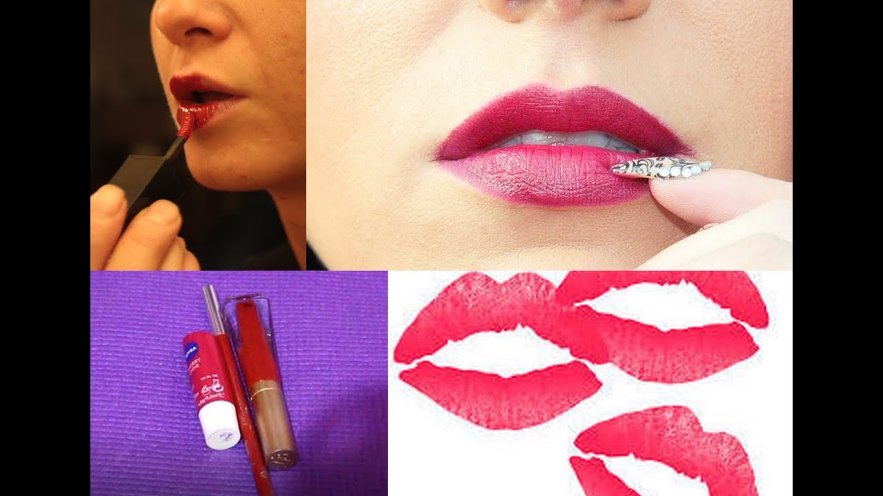 Pinterest lipstick do with small how lips to size line names