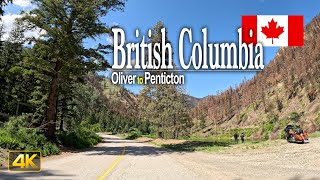 Backroad drive from Oliver to Penticton in British Columbia, Canada 🇨🇦