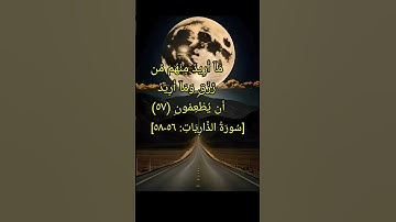 سورة (الذاريات ٥٦-٥٨) القارئ /أبوعبدالله #القرآن_الكريم  #راحة_نفسية