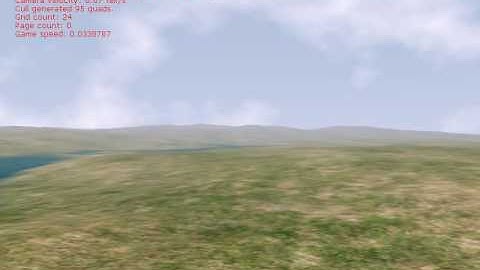 Procedural Terrain w skydome