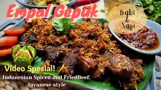 RESEP EMPAL GEPUK BABI SAPI PAKAI SERUNDENG KELAPA ANTI RIBET, EMPUK, GURIH, HARUM, DIJAMIN MAKNYUSS screenshot 3