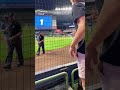 Fan tries to get ejected by angel hernandez to get on espn  angel says no 