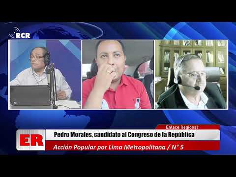 ENTREVISTA A PEDRO MORALES (AP) Y MARCO FALCONÍ (PP) CANDIDATOS AL CONGRESO DE LA REPÚBLICA