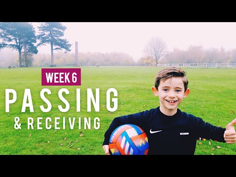 Week 6 – Football Passing and Receiving for Kids.  Football Coaching for Kids.  Under 9 Football