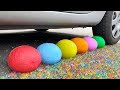 EXPERIMENT: Car vs Orbeez Balloons - Crushing Crunchy & Soft Things by Car!