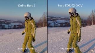 Sony Fdr - X1000V Vs Gopro Hero 5 Black