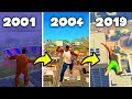 How GTA Ragdoll Physics Changed Over The Years 2001-2019