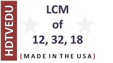 LCM in about 2 Minutes Least Common Multiple HDTVEDU 1841 Developmental Math