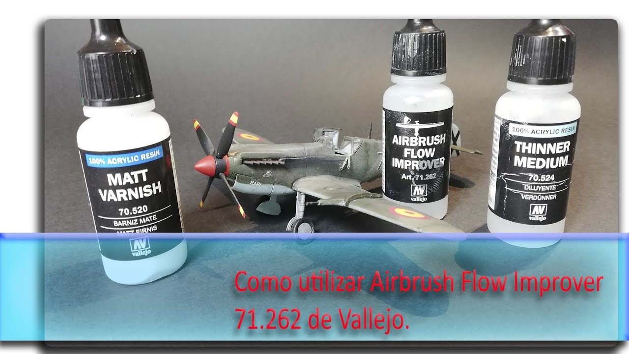 How to use Vallejo Airbrush Flow Improver 