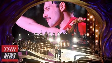 Queen and Adam Lambert Rock Hollywood With Opening Oscars Performance | THR News