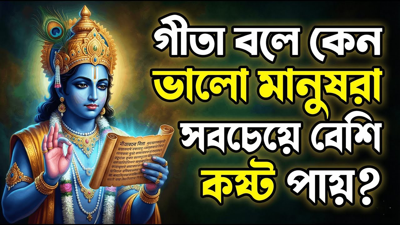 ভালো মানুষ হলেই কি বেশি কষ্ট পেতেই হয় ? গীতা যা বলে | Gita Saar In Bengali