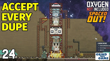 Oxygen Not Included #24 - Finally a launch - Accept Every Dupe Challenge