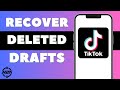 How To Recover Deleted TikTok Drafts