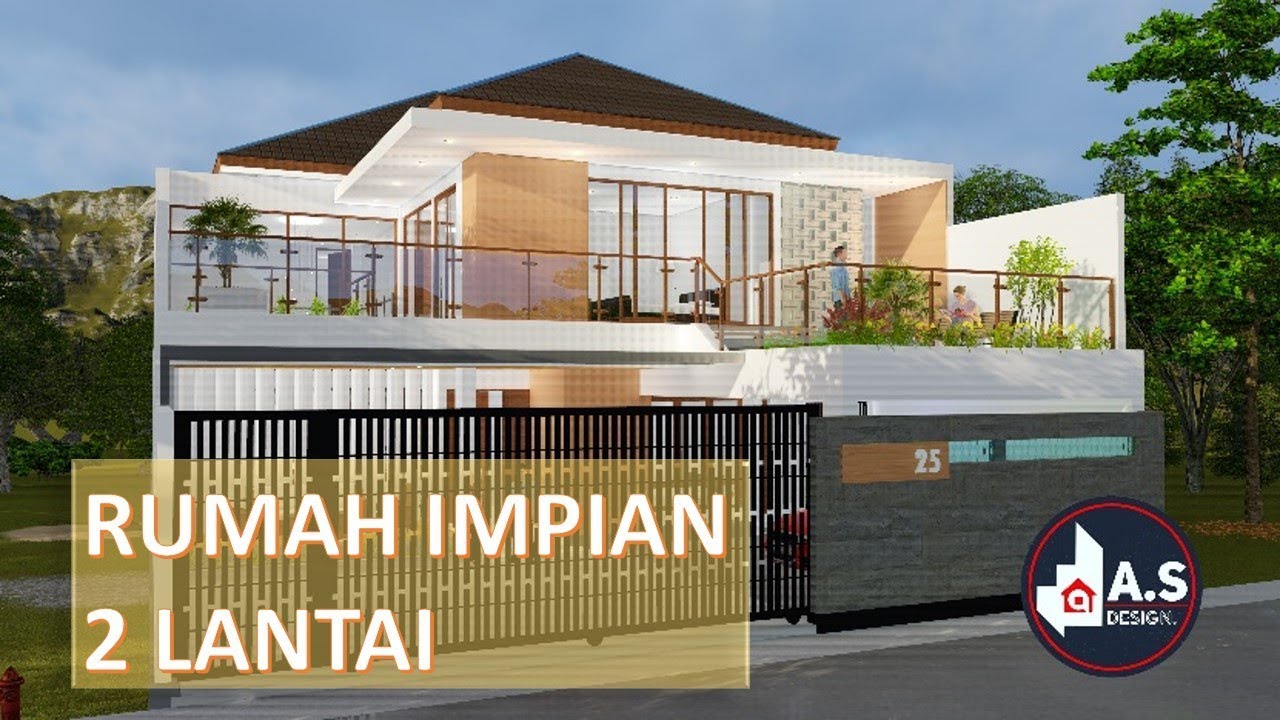 Desain Rumah Impian 2 Lantai 14 X 31 Youtube