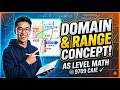 Domain and Range | Introduction | AS Level Math | Functions | 9709 | CAIE
