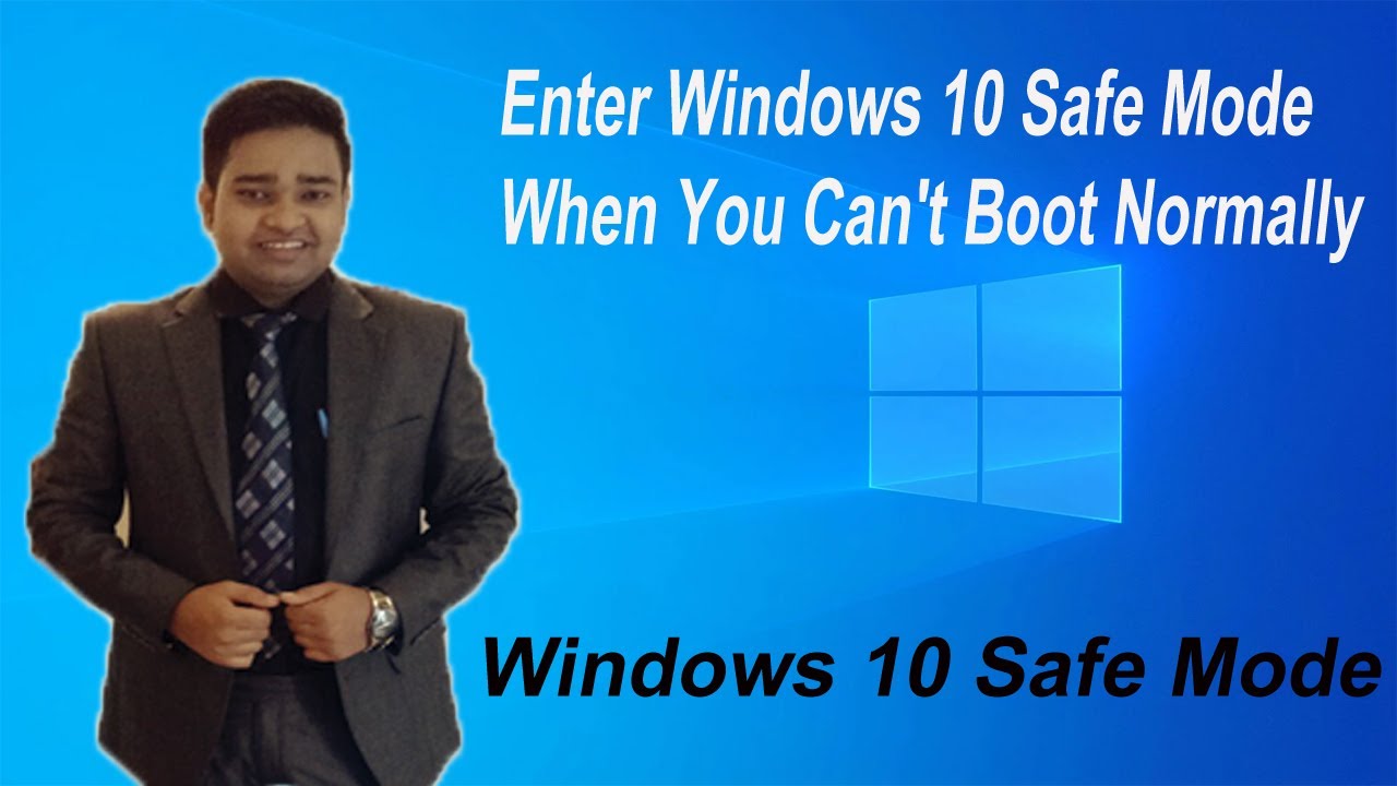 How to Boot into Safe Mode On Windows 10 | Hindi - YouTube