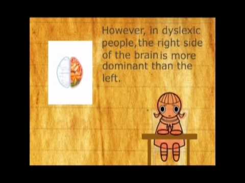 dyslexia condition - a picture tells a thousand wo...