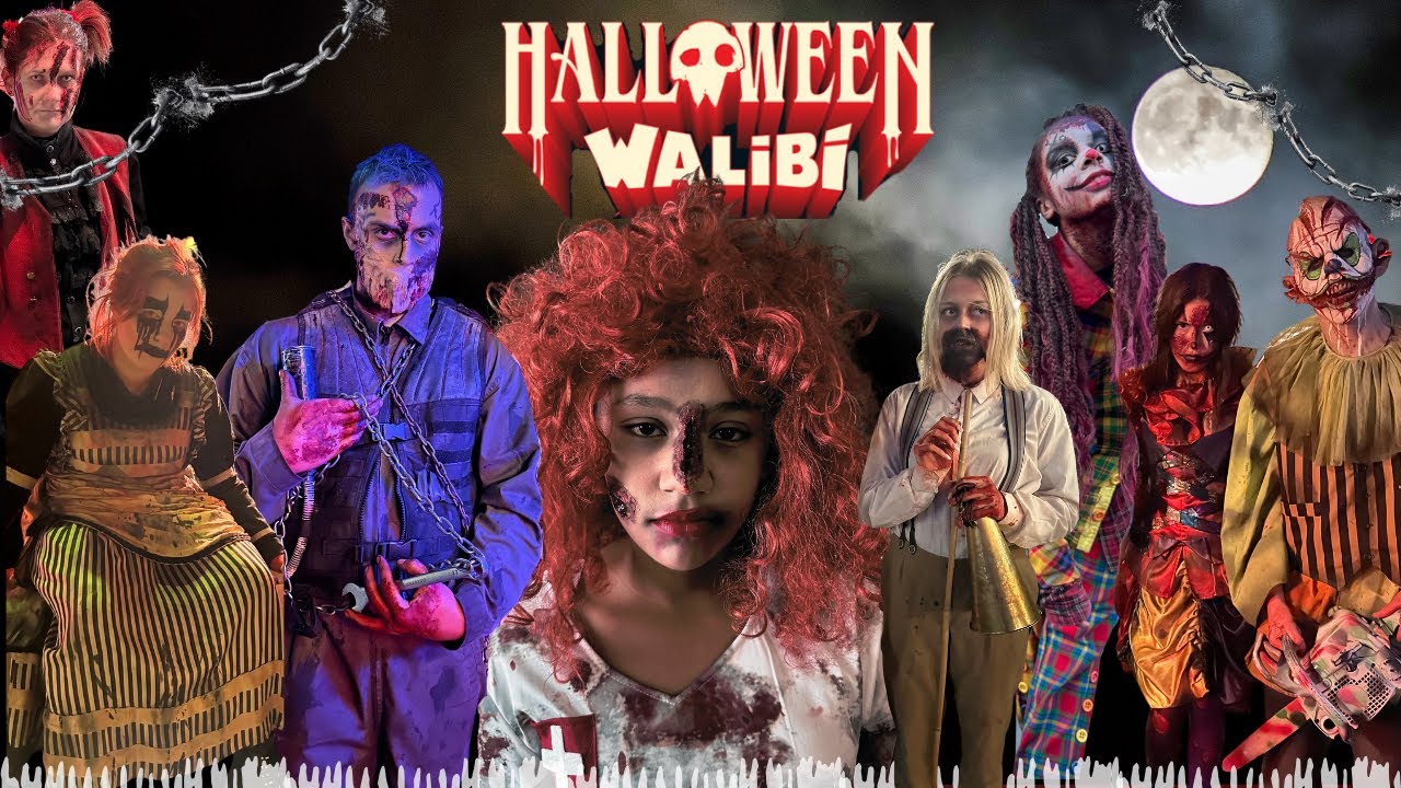 OMG .. j’ai été à Walibi Belgium pour Halloween 😰😱 | VLOG