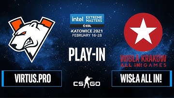 CS:GO - Virtus.pro vs. Wisła All iN! [Inferno] Map 1 - IEM Katowice 2021 - Play-In