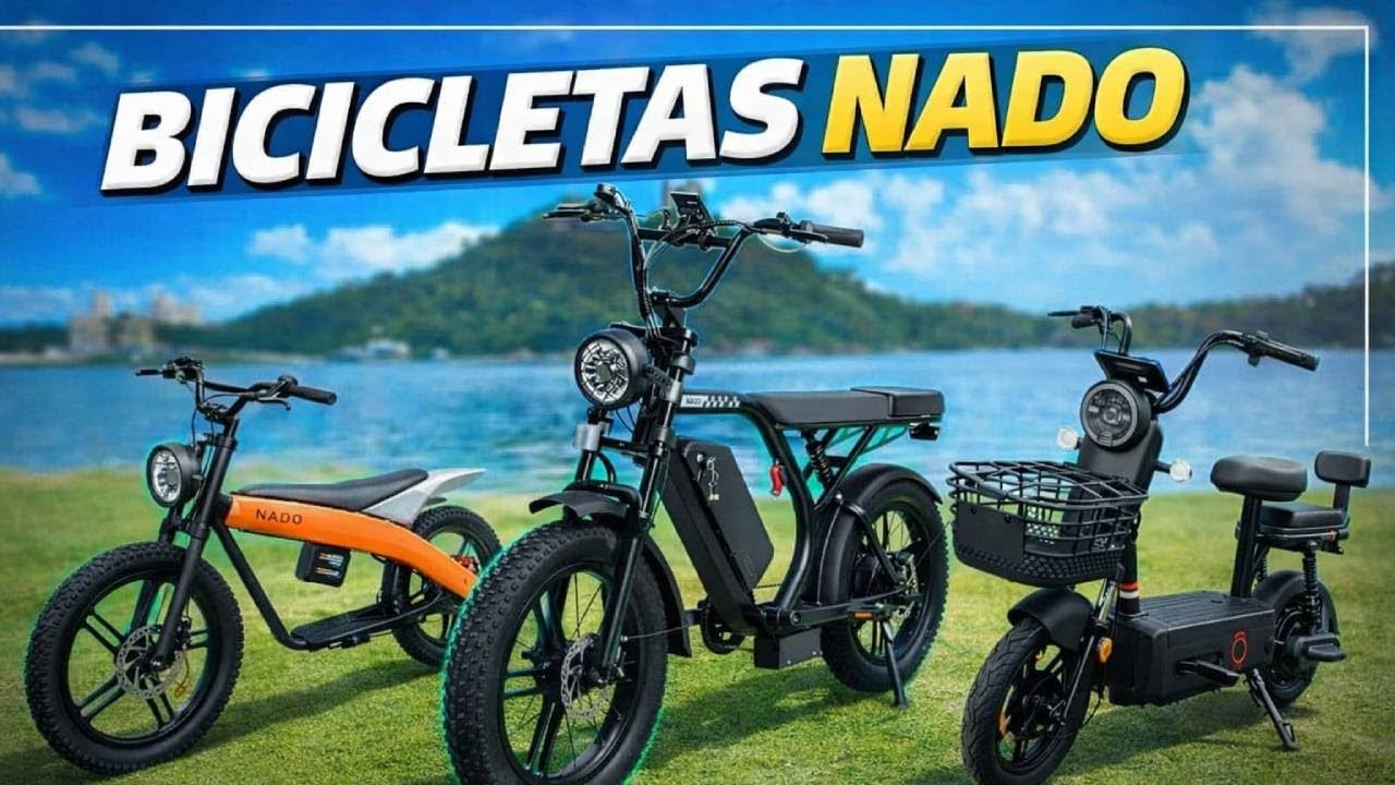 Bicicleta Elétrica NADO é Boa? Qual Vale Mais a Pena? Shark, C2 e K3