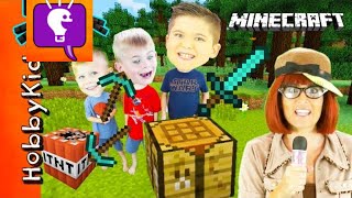 Minecraft SCAVENGER HUNT for Surprise Toys! We Play Video Games with HobbyBobby