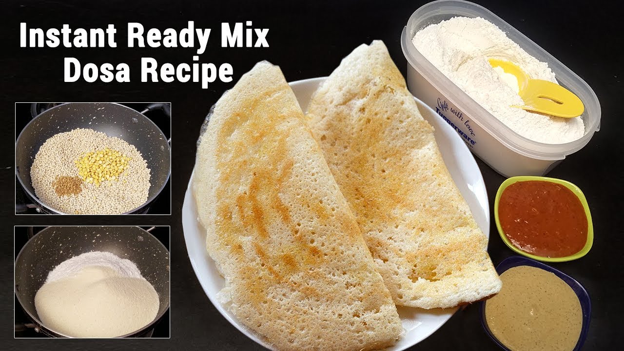 Instant Dosa Mix | Instant Dosa Recipe | How to make Instant Dosa Recipe | Kitchen Tips | Hyderabadi Ruchulu